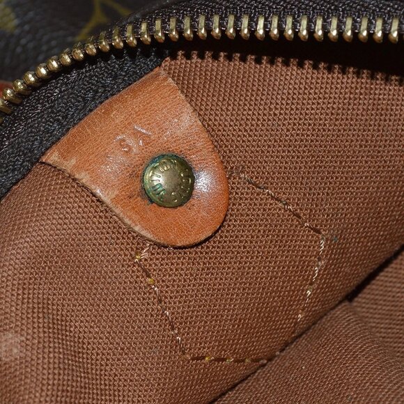 LOUIS VUITTON MONOGRAM SPEEDY 40 DUFFLE HANDBAG M41522 VI882 YQ00243 - Picture 10 of 11